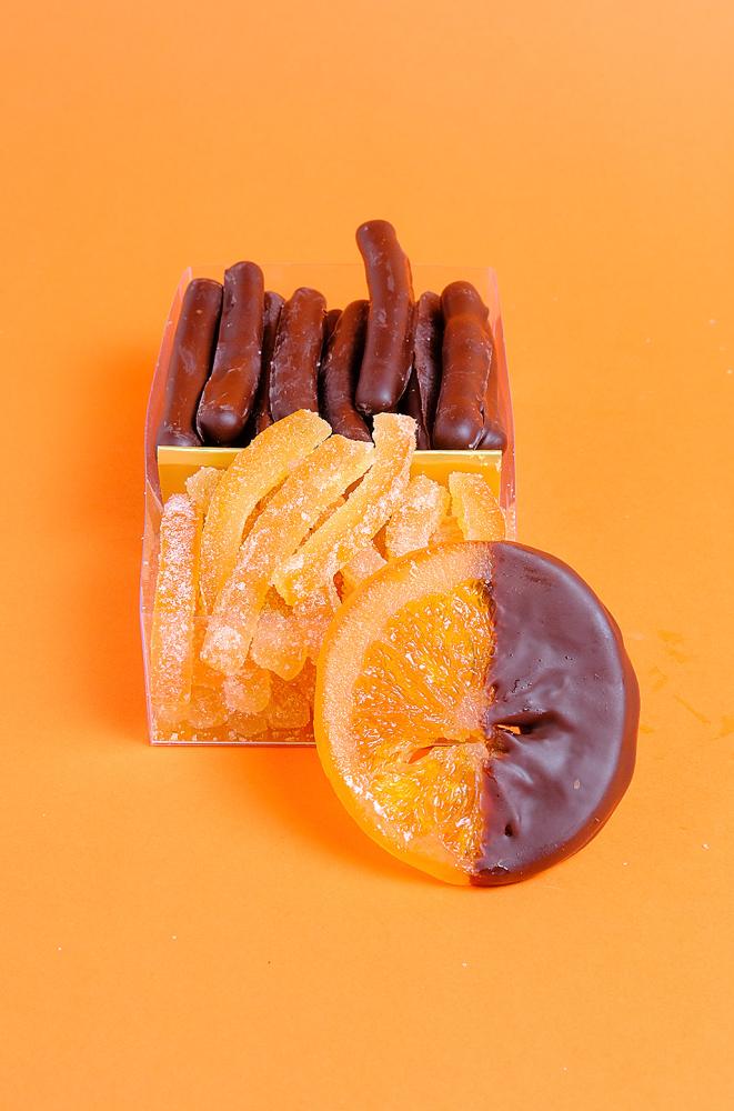orangettes au chocolat