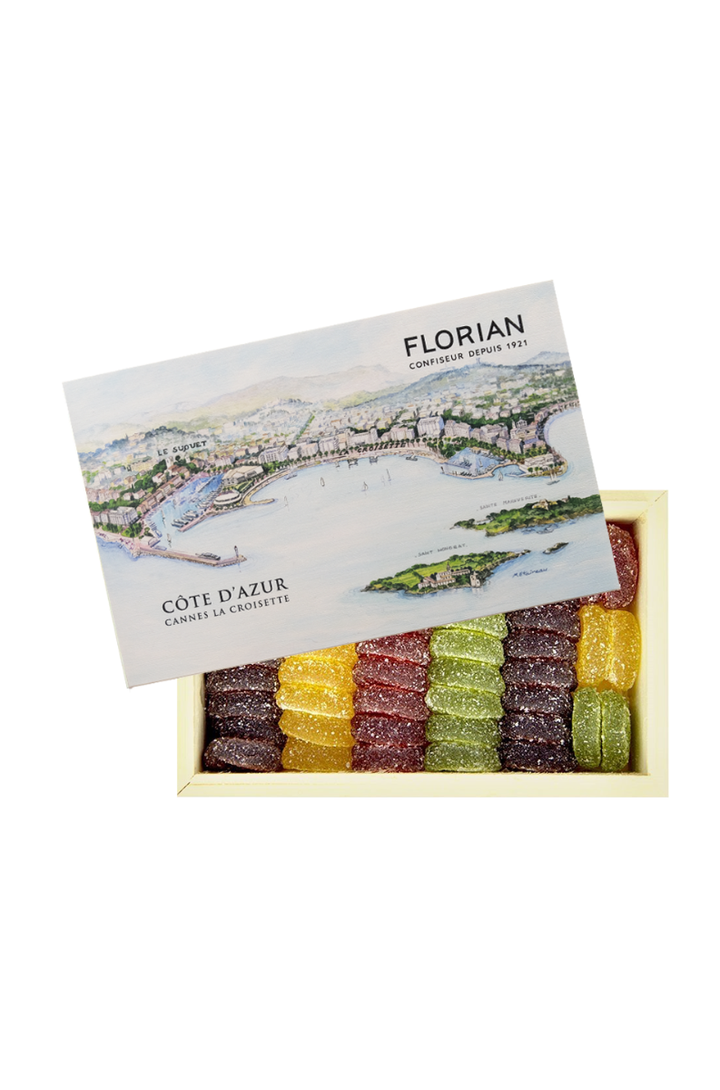 Coffret cadeau pâtes de fruits 450g - Confiserie Florian 