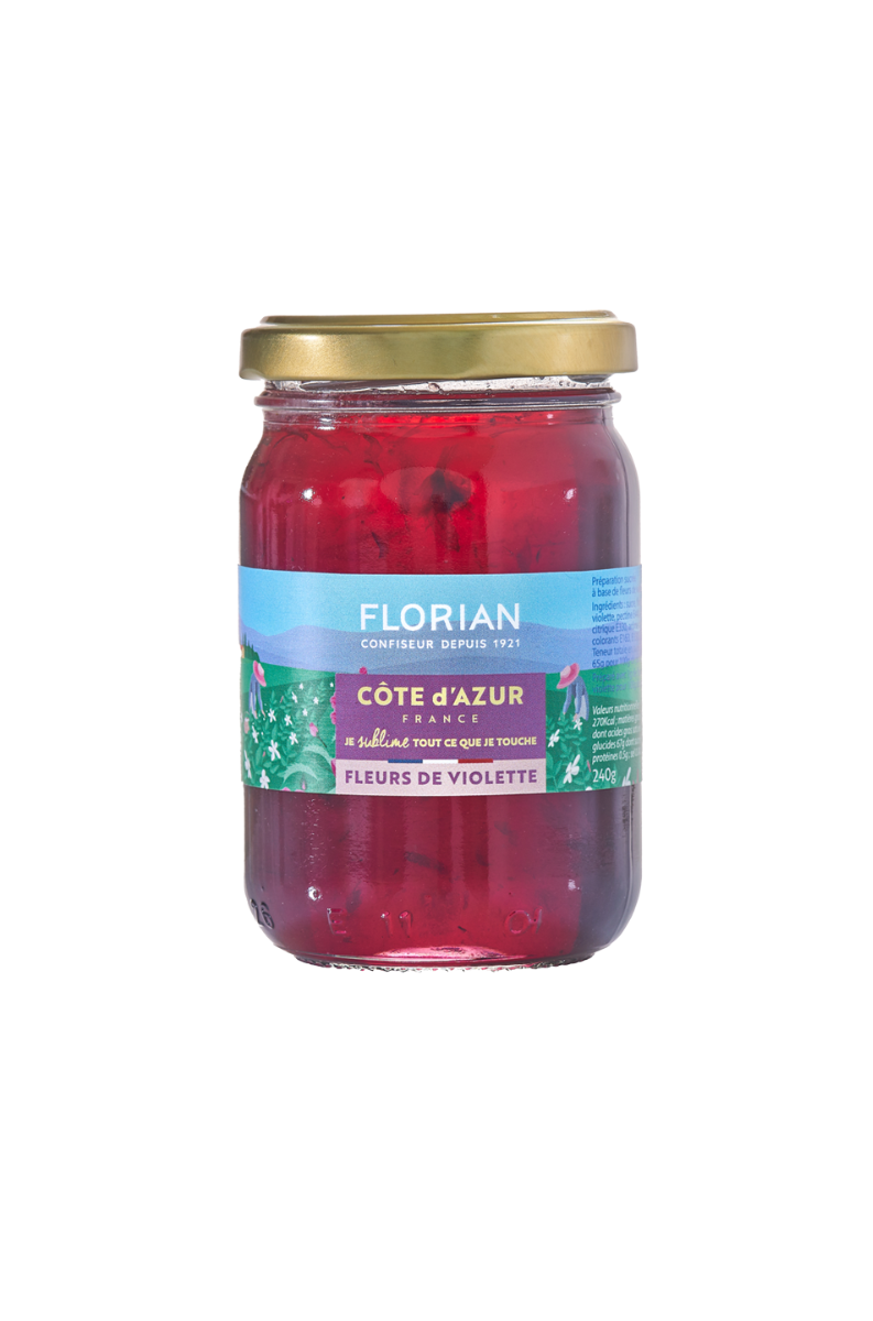 Confit de violette - Edition Côte d'Azur France - Confiserie Florian