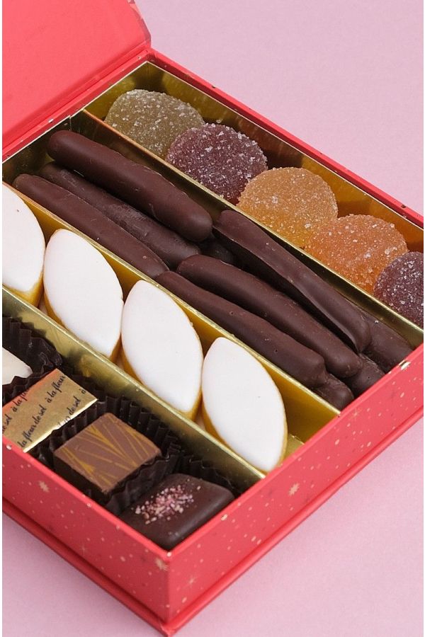 Coffret de Noël - Pâtes de fruits, chocolats, calissons - Confiserie Florian