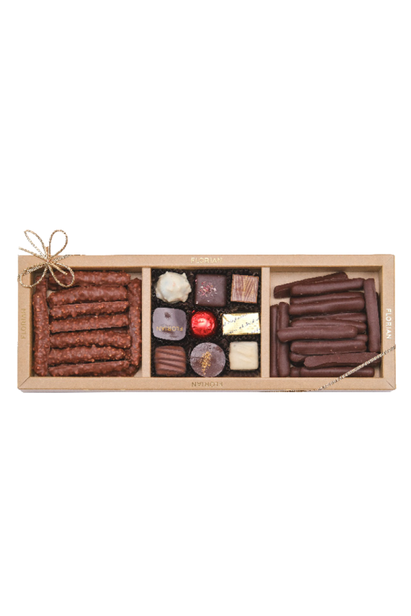 Trio de chocolats orangettes et confiseurs - Confiserie Florian