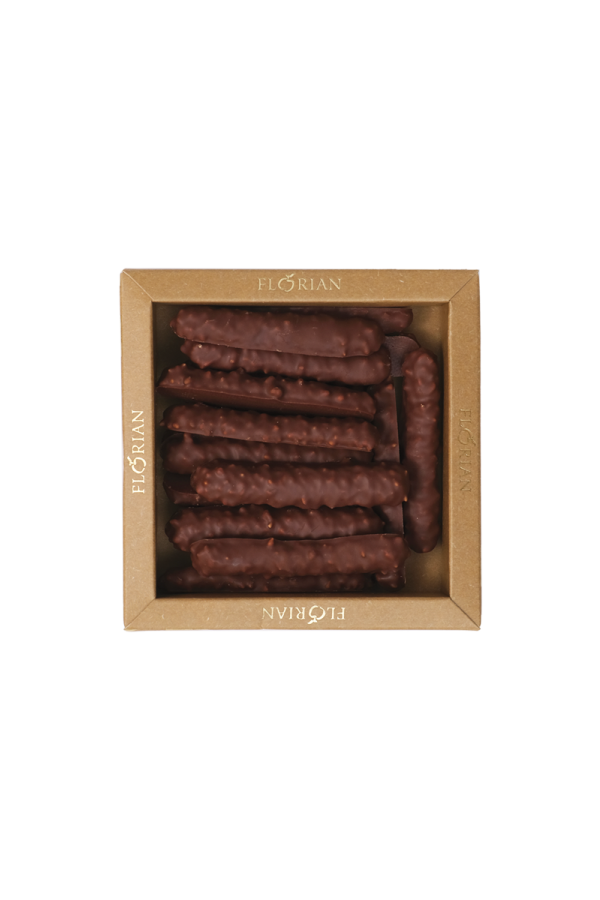 Orangettes au chocolat au lait boîte cadeau - confiserie Florian