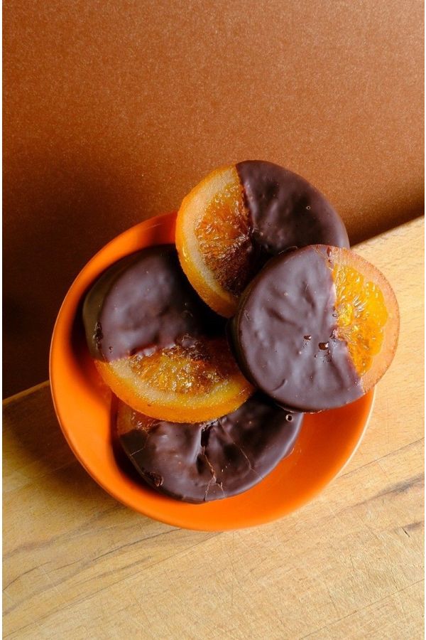 Tranche d'orange au chocolat - Confiserie Florian