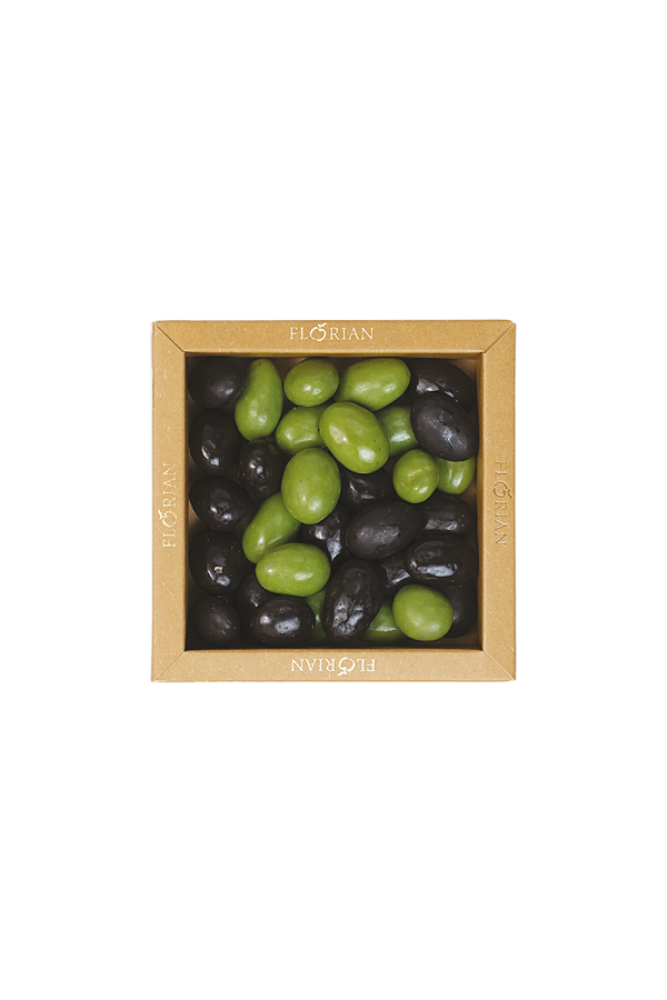 Boîte d'olives en chocolat - Confiserie Florian
