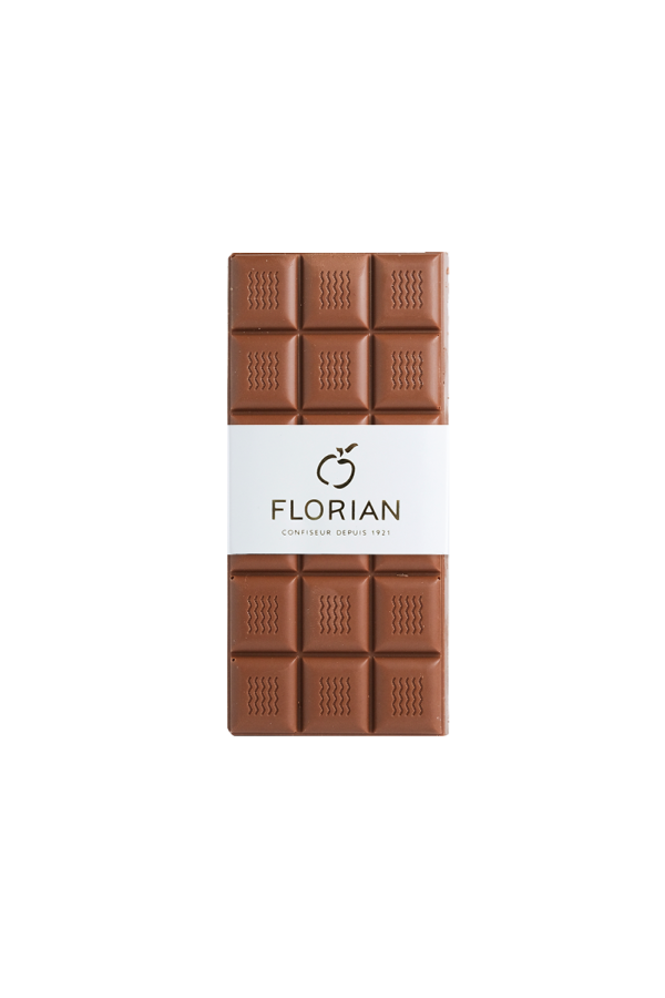 Tablette de chocolat au lait - Confiserie Florian