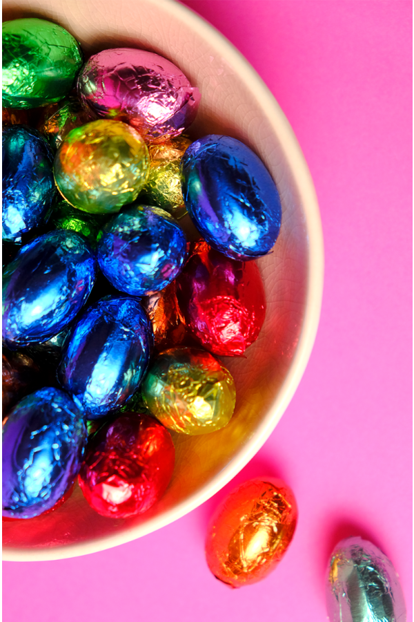 Œufs de Pâques en chocolat