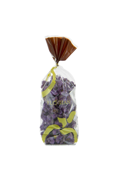 Fleurs de violette cristallisées en sachet - Confiserie Florian