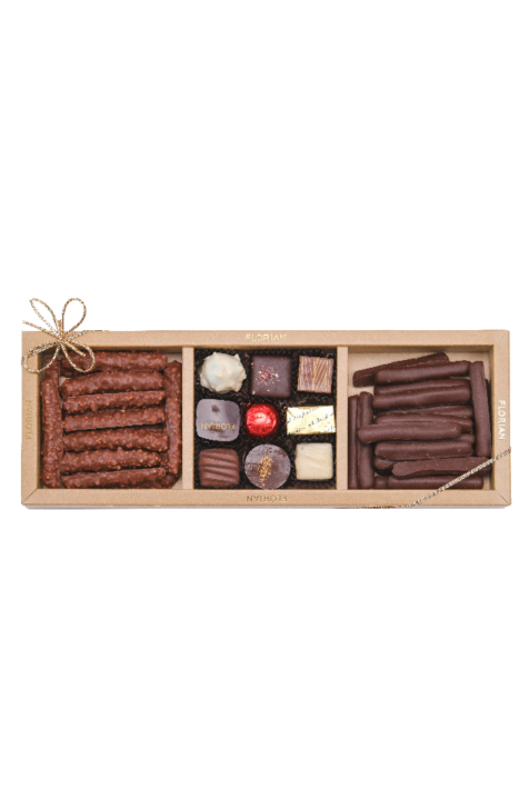 Trio de chocolats orangettes et confiseurs - Confiserie Florian