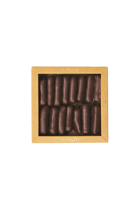 Gingembre au chocolat noir boite 180g - Confiserie Florian