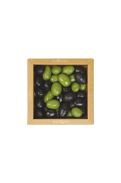 Boîte d'olives en chocolat - Confiserie Florian