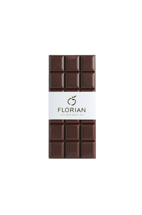 tablette de chocolat noir 100g - Confiserie Florian