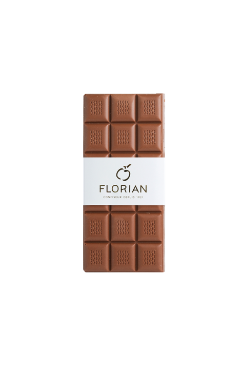 Tablette de chocolat au lait - Confiserie Florian