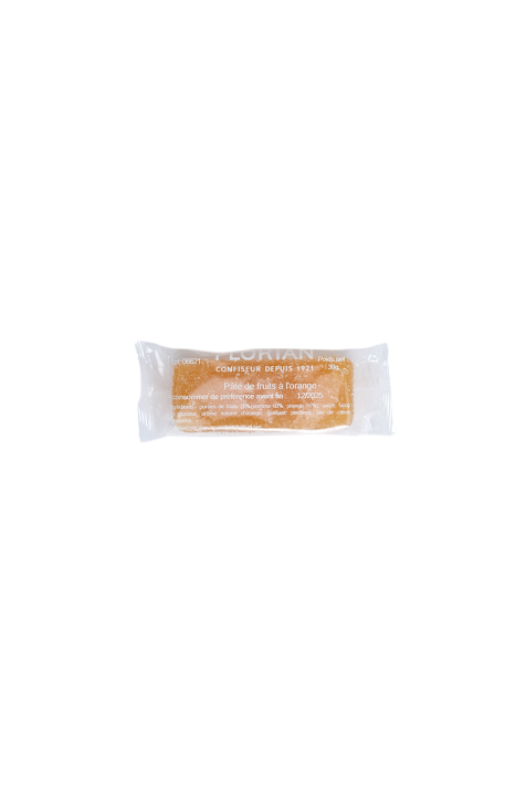 barre de pâte de fruit à l'orange - Confiserie Florian