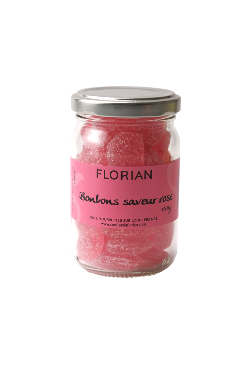 Bonbons saveur rose - Confiserie Florian