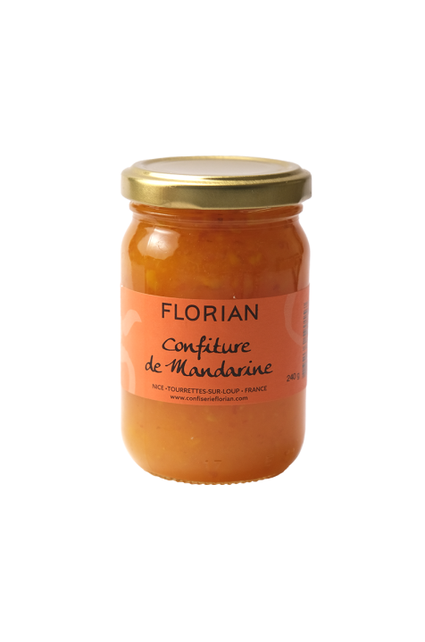 confiture artisanale de mandarine pot en verre 240g