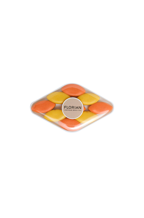 Calissons d'Aix à l'orange et au citron coffret de 9 mini calissons - Confiserie Florian