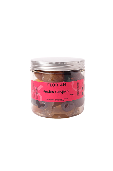 fruits confits assortis artisanal - Confiserie Florian