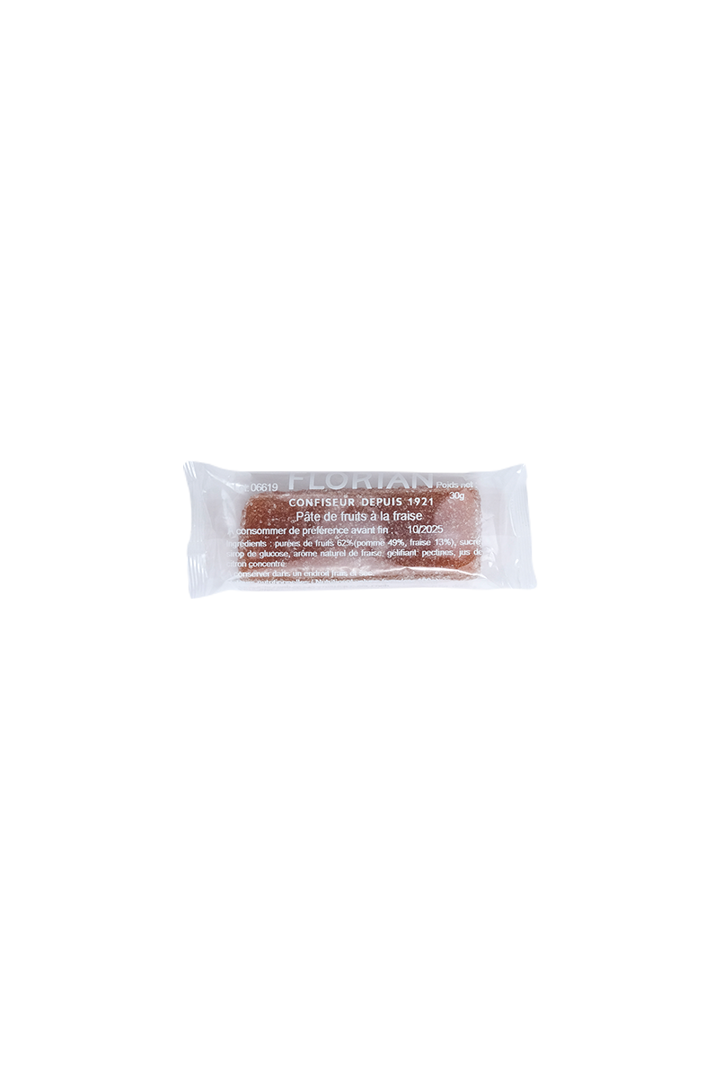 Barre de pâte de fruit à la fraise - Confiserie Florian