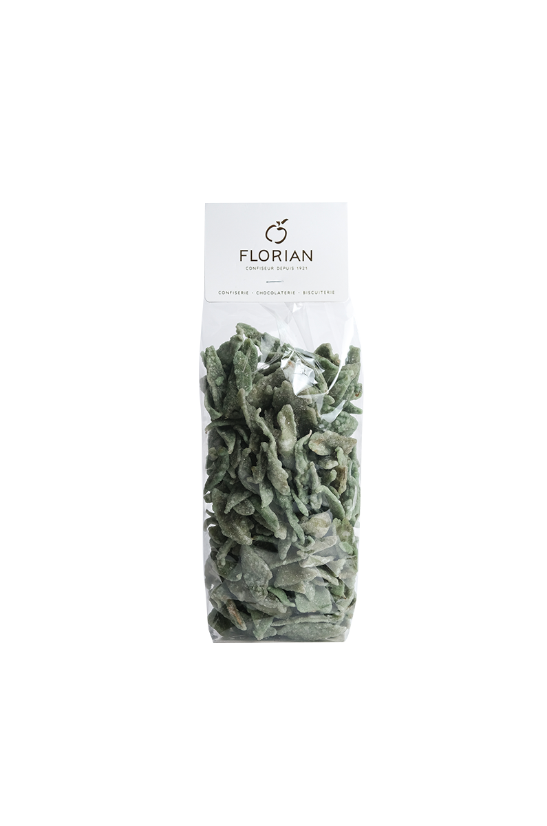 feuille de verveine cristallisée