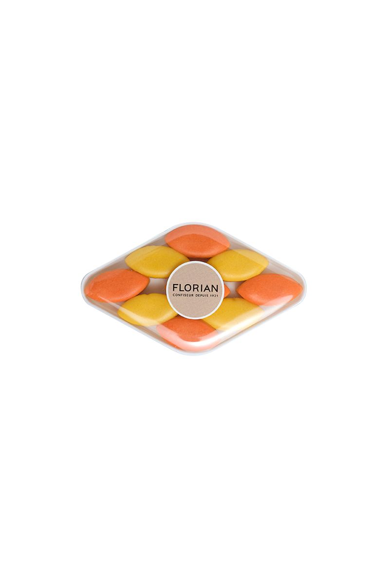 Calissons d'Aix à l'orange et au citron coffret de 9 mini calissons - Confiserie Florian