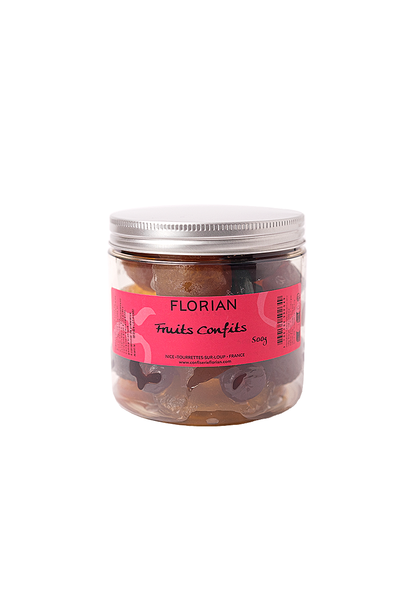 fruits confits assortis artisanal - Confiserie Florian