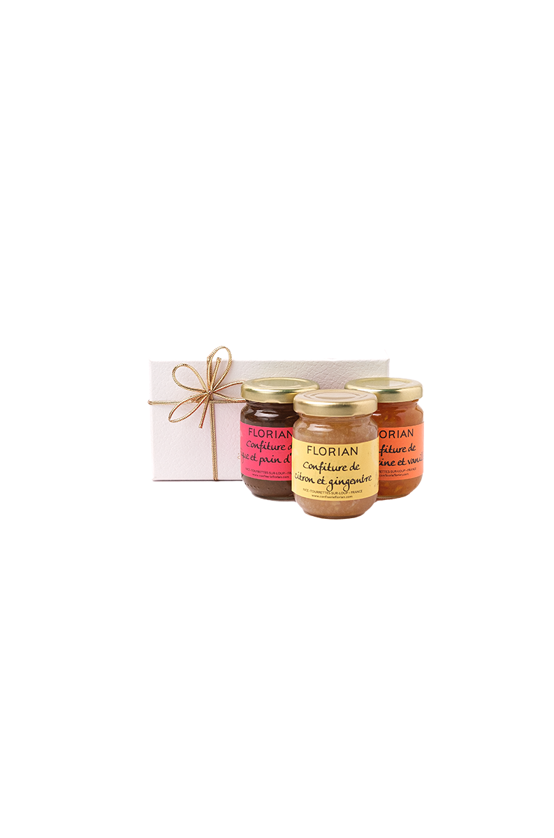 Coffret de confitures de Noël - Confiserie Florian